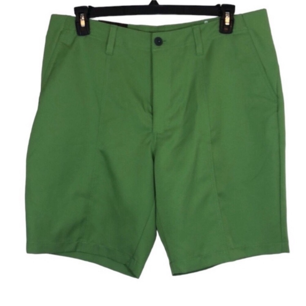 Haggar Apple Green C18 Active Motion Shorts MENS Sz 38 Flat Front New with Tags